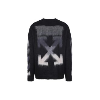 Polaire à col rond pour homme Off-White, noir
