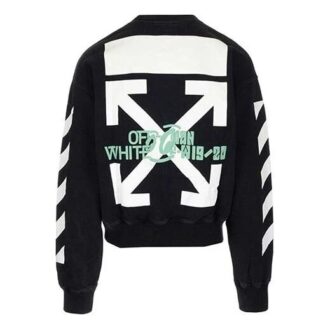 Pull ample imprimé noir Off-White pour homme