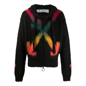 Pull à capuche Arrows Vein FW20 pour homme, noir