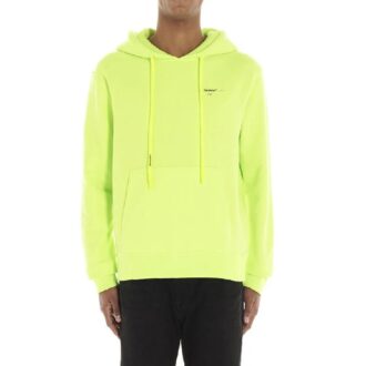 Pull à capuche avec poche kangourou et flèche brodée pour homme, vert