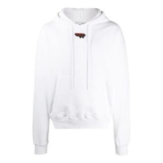 Pull à capuche FW20 Logo pour homme, blanc