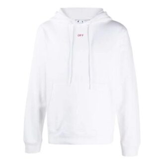 Pull à capuche FW20 Stencil Arrows pour homme, blanc