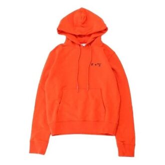 Pull à capuche imprimé logo FW20 pour homme, orange