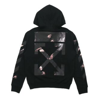 Pull à capuche SS20 Caravaggio Back Arrows Sketch pour homme avec logo