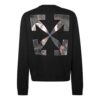 Pull Caravaggio Angel Printing pour homme, noir, collection automne-hiver 2020