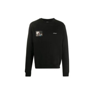 Pull Caravaggio Angel Printing pour homme, noir, collection automne-hiver 2020
