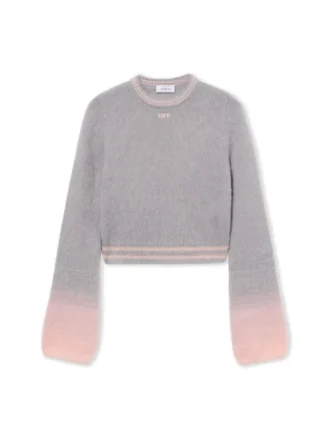 Pull à col rond Arrow en mohair dégradé