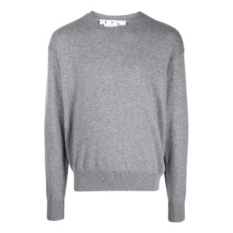 Pull à col rond avec logo brodé