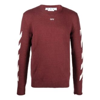 Pull à col rond en maille à motifs fléchés