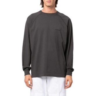 Pull à col rond et manches longues Off-White pour homme, imprimé logo, gris Pull à col rond et manches longues Off-White pour homme, imprimé logo, gris