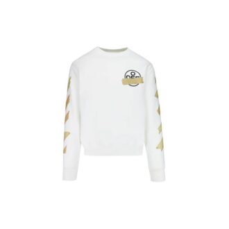 Pull à col rond et manches longues pour homme avec logo Tape Arrow Pull à col rond et manches longues pour homme avec logo Tape Arrow