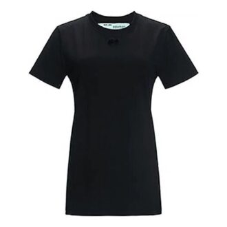 Pull à col rond Off-White à Shorts noirs