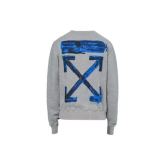 Pull à col rond slim avec flèches en acrylique