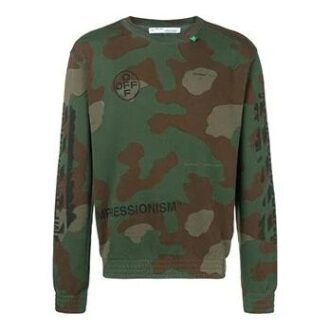 Pull à col rond SS19 Camouflage Diag Stencil