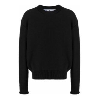 Pull à col rond « Wave » « Noir »