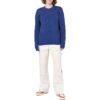 Pull en laine bleu à col rond et manches longues Off-White pour homme, collection automne-hiver 2022, motif géométrique et intarsia