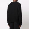Pull en laine à manches longues Off-White pour homme FW21, motif Arrows et logo, noir