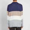 Pull en laine multicolore à col rond