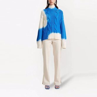 Pull en laine Off-White « Blue White » Pull en laine Off-White « Blue White »