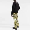 Pull en laine tricoté à motif flèche 3D Off-White pour homme FW21, coupe ample, noir