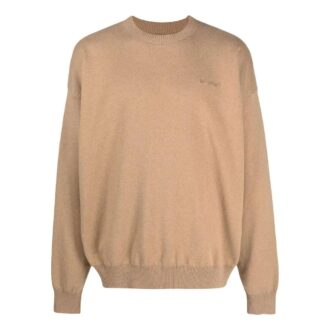 Pull en maille avec logo brodé Pull en maille avec logo brodé