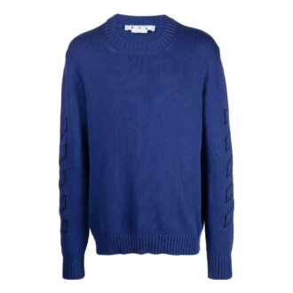 Pull en maille intarsia avec logo en damier