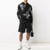 Pull en maille intarsia Off-White pour homme SS21 Noir