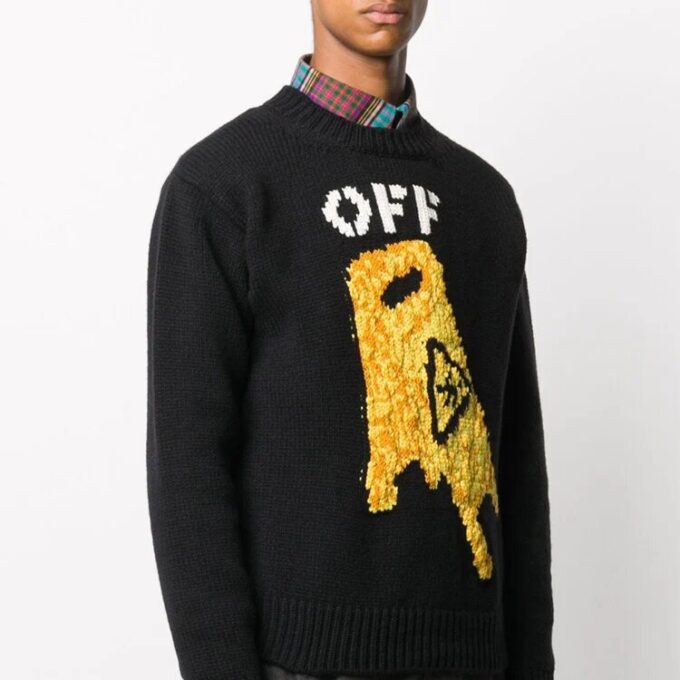 Pull homme FW20 noir/jaune