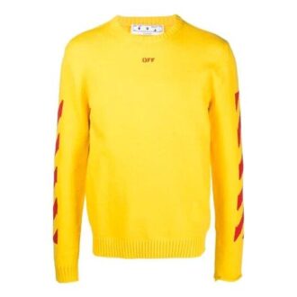 Pull homme SS21 coupe ajustée jaune