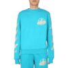 Pull imprimé Arrows pour homme, bleu