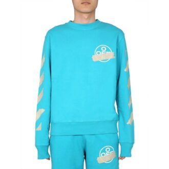 Pull imprimé Arrows pour homme, bleu