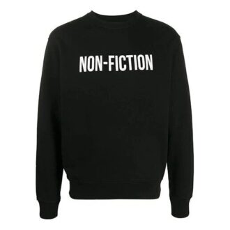 Pull à imprimé FW20 Non-Fiction pour homme, noir
