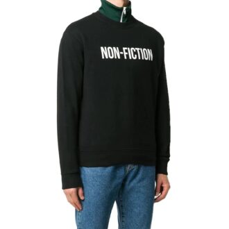 Pull à imprimé FW20 Non-Fiction pour homme, noir