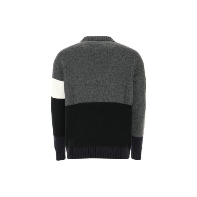 Pull imprimé logo FW20 pour homme, gris
