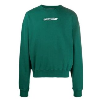 Pull à imprimé logo FW20 pour homme, vert