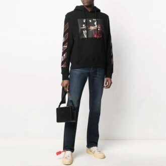 Pull à imprimé logo FW21, version standard, noir