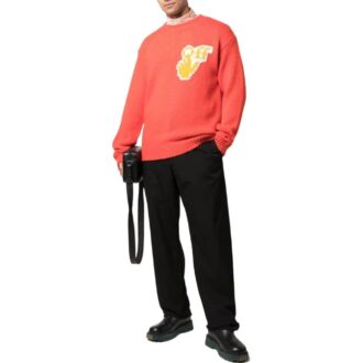 Pull intarsia Hands Off