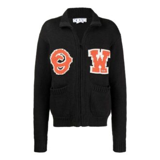 Pull à intarsia logo