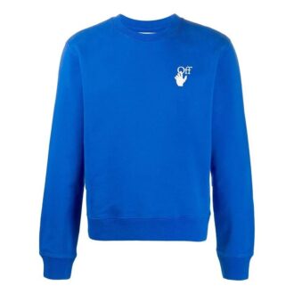 Pull à logo imprimé « Cut Here » bleu
