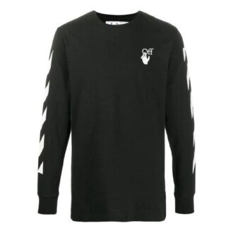 Pull à logo imprimé pour homme, noir