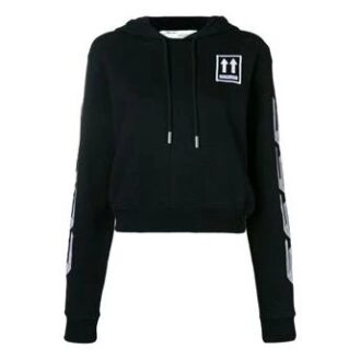 Pull à logo Off-White brodé Noir