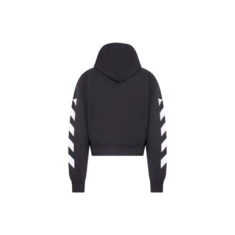 Pull à manches courtes SS22 à rayures blanches, version standard, noir
