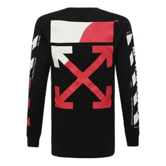 Pull à manches longues Loose Arrow Rouge/Noir
