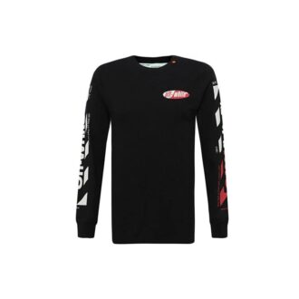 Pull à manches longues Loose Arrow Rouge/Noir