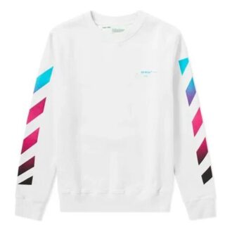 Pull à manches longues pour homme avec motif de flèches dégradées