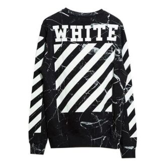 Pull à motif marbré pour homme, noir