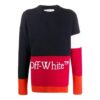Pull Off-White pour homme avec logo Alphabet