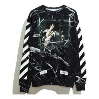 Pull Off-White pour homme Marble Noir