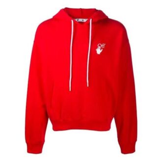 Pull Off-White pour homme Painting Arrow Rouge