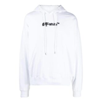 Pull Off-White pour homme, version standard avec alphabet sur la poitrine, blanc